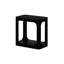 Table d'appoint rectangulaire arrondie avec tablette Zulai-97774260