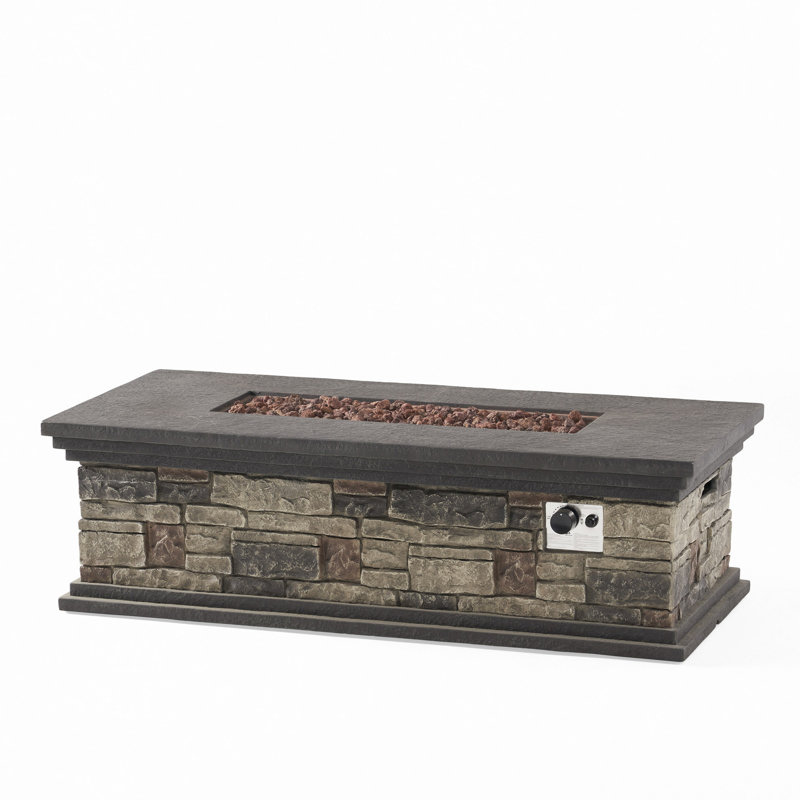 Rectangle Mgo Fire Pit - 50 000 Btu
