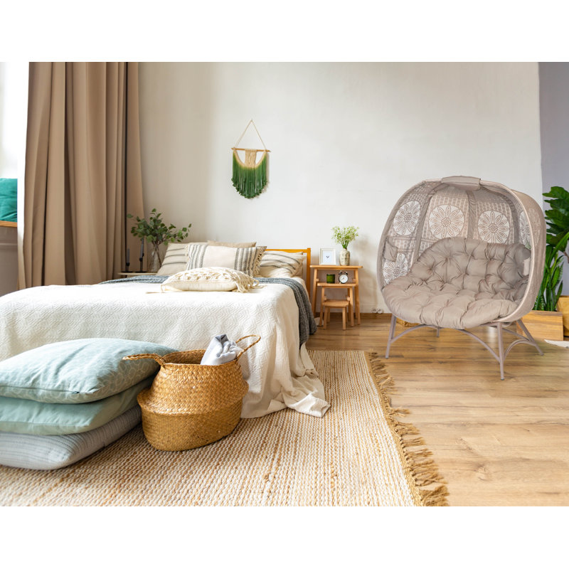 Causeuse d'extérieur avec coussins 50 po Fidelis, Beige