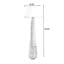 Beige-blanc + lin brun + lampes sur pied de forme libre en bois massif