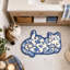 Joli tapis de bain pour chat mignon