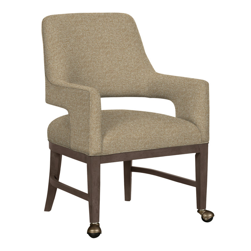 Chaise avec accoudoirs Josie Grande, Polyester 8789 orge, Mica