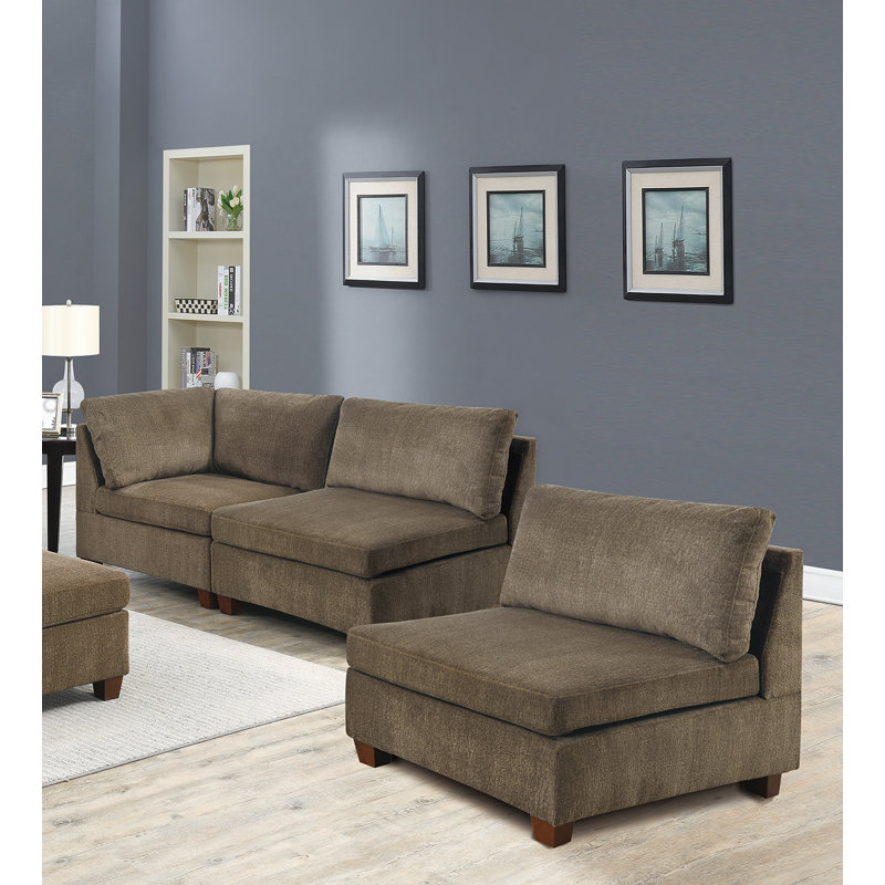 Chair, Tan Chenille