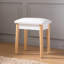 Tabouret de coiffeuse en bois