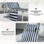 Chaise longue de piscine pliante avec trou pour le visage et table d'appoint, ensemble de 2 chaises de bronzage