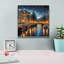 «Amsterdam Canals At Night» par Rey Klimt, art mural-1457634293