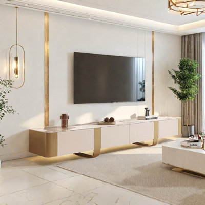 Italian style sintered stone TV stand
