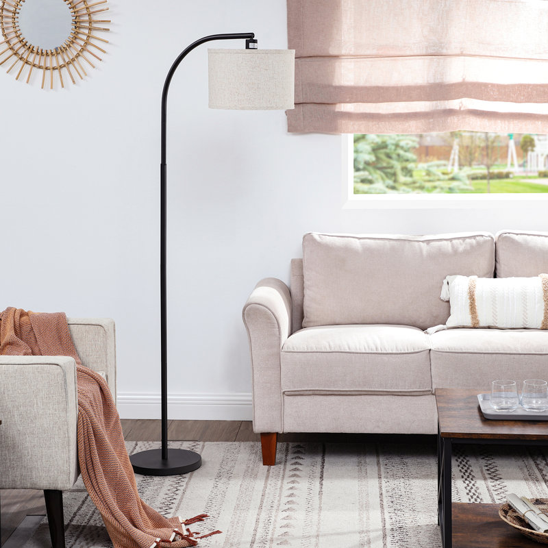 Ebern Designs Kjeld 63" Arched Floor Lamp