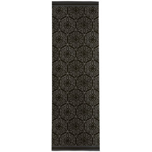 Ahsaan Floral Charcoal/Gold Area Rug