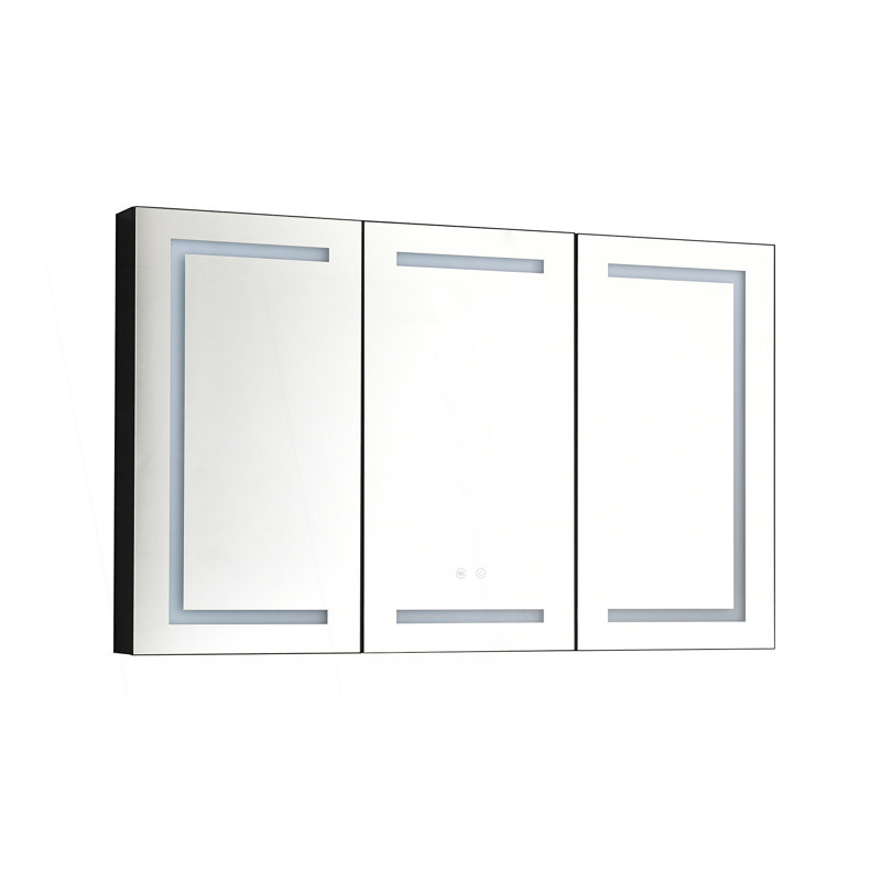 Armoire à pharmacie avec miroir et éclairage DEL
