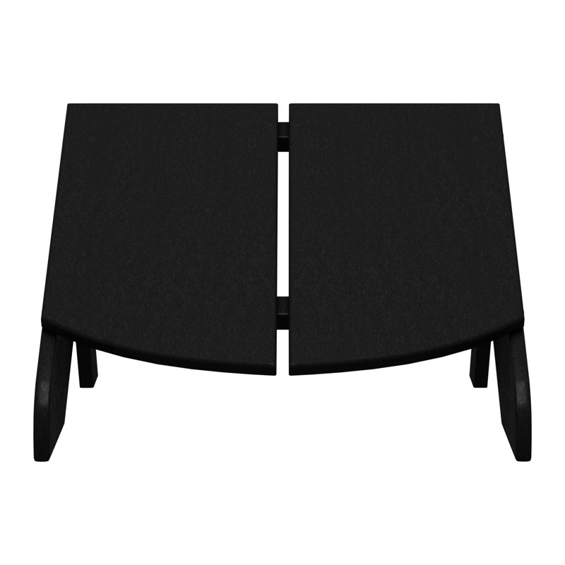 Modern Poly Ottoman, Black