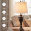 Ensemble de lampes de table en bronze 29 po Nyack