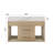 Space-saving Modern Vanities With Ceramic Sink, Compact Design For Small Bathrooms