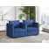 Curved Modular Loveseat Home Theatre Seating Comfortable And Stylish Dual Seats With Cupholder