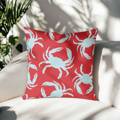 Coussin décoratif d'extérieur Crabby