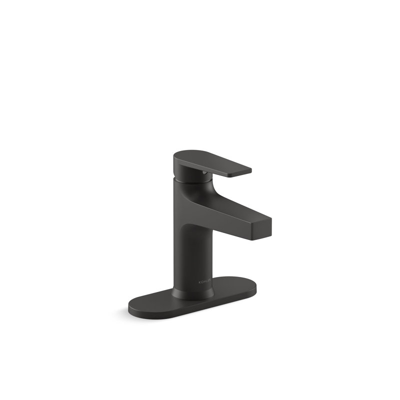 Tautsingle-Handle Bathroom Sink Faucet, 1.2 Gpm, Matte Black