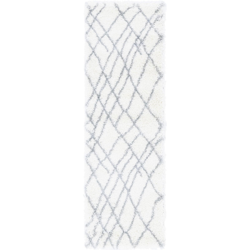 Striped Indoor Rug, Runner 2' x 6'7"