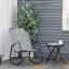 Chaise berçante de jardin, chaise berçante en tissu pour patio