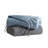 Kenneth Cole Urban Ombre Faux Mohair Blue Throw Blanket-118699066