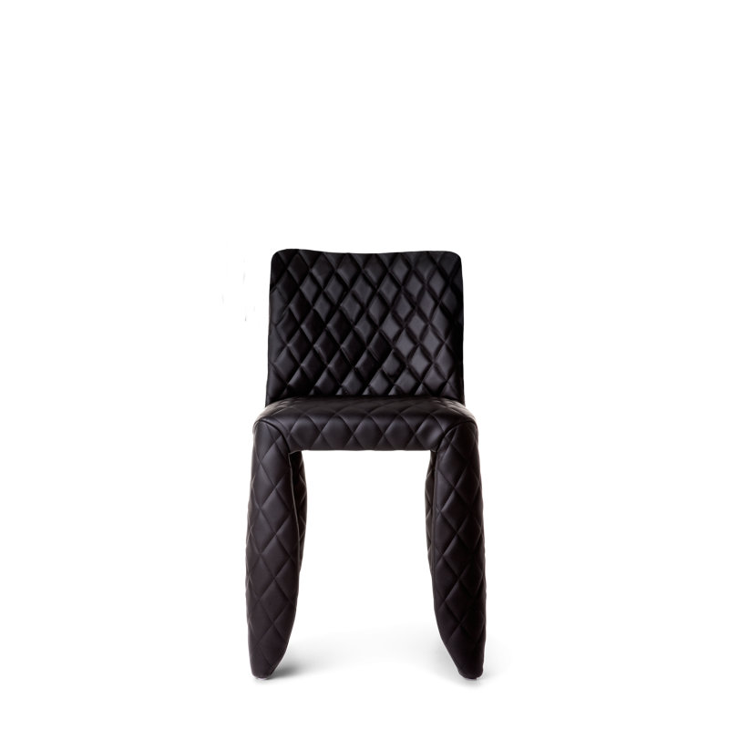 Monster Side Chair, No Face Faux Leather