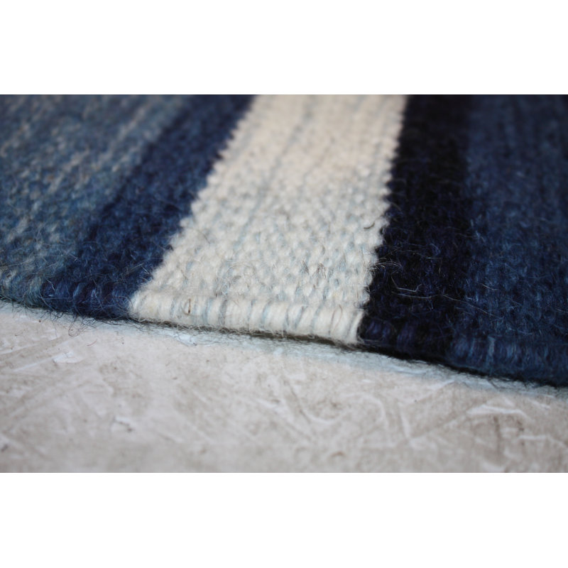 Jarod Geometric Wool Hand Woven Area Rug, Rectangle 140 x 200cm
