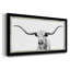 «Longhorn Gaze», reproduction d'un seul cadre photo sur toile-1058897924