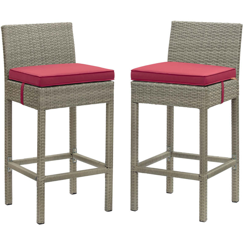 Tabouret de bar Conduit, Rouge