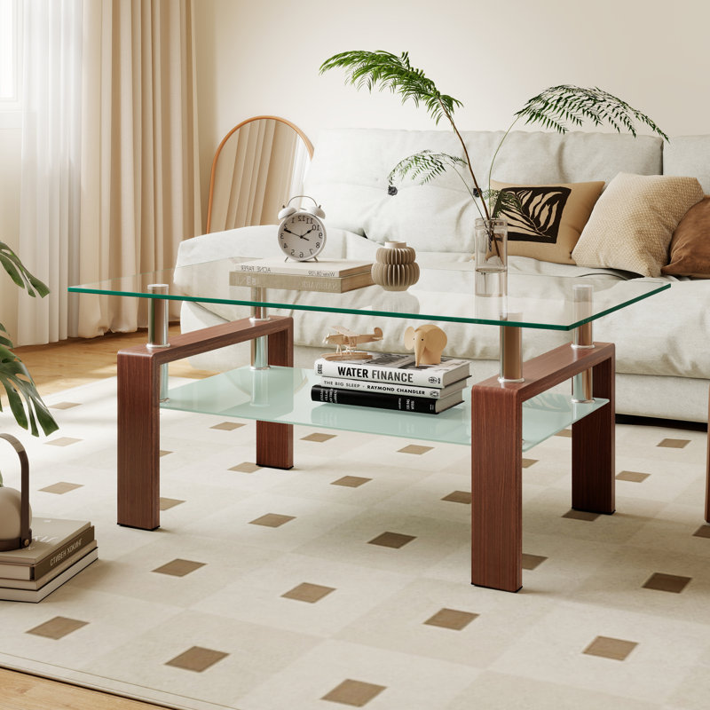 Table basse Elara, Noyer