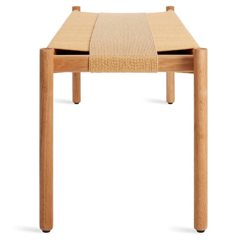 Invitation Bench, 18" H x 48" W x 18" D, White Oak