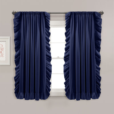 Reyna Semi Sheer Curtain Single Panel