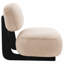 Fauteuil d'appoint rembourré Camel