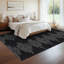 Tapis à rayures géométrique moderne et lavable à la machine pour le salon-533202674