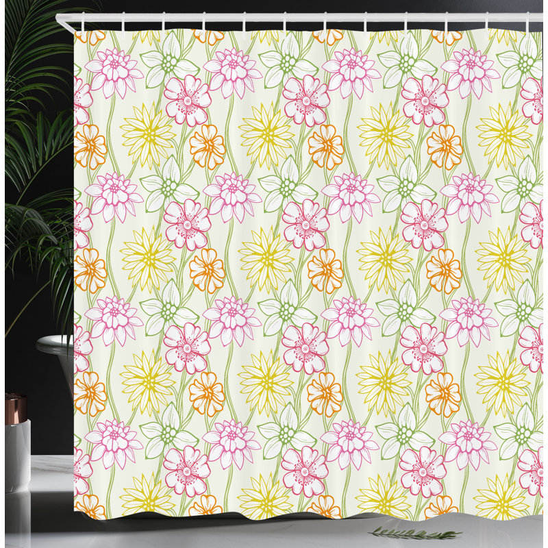 Multicolore rideau de douche Ambesonne, H 70 po x l 69 po