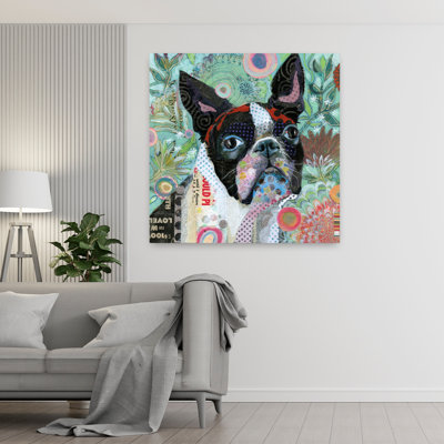 «Mischievous Gardener», art contemporain pour chien