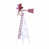 Blanc avec bordure rouge