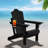 Kahn Folding Adirondack Chair with Cup Holder -903659709