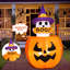 Décorations d'extérieur gonflables d'Halloween de 5 pi de hauteur