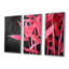 Pink Black Bamboo Garden III - Bamboo Wall Art Set-673940409-673940388