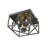 Gubaaz Modern 4 Light Square Flush Mount-1993512680
