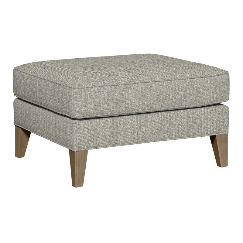 Burlingame Upholstered Ottoman, Hampton, Tarbee Pebble