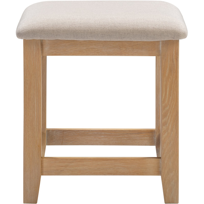 Solvy Accent Stool, Oak