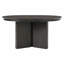 Table de salle à manger ovale extensible avec base piédestal-133410752