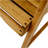 Outdoor Weather Resistant Acacia Wood Adirondack Dining Chairs (Set Of 2), Natural Finish-1429092070