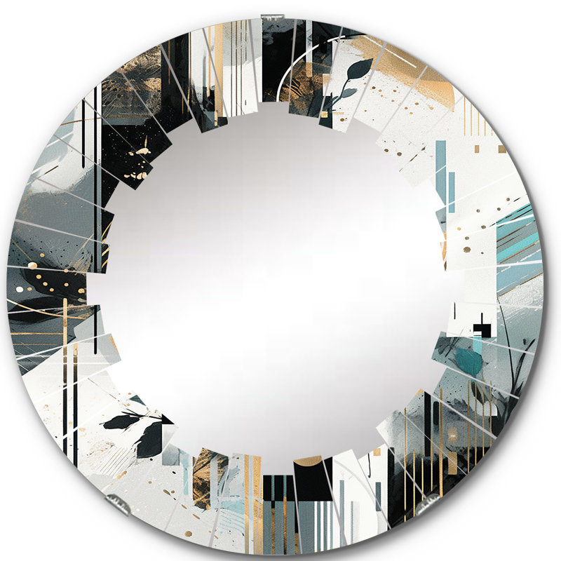 Amberlis - Modern Wall Mirror Round, 24 po x 24 po