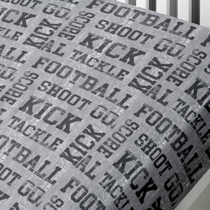 Urban Football 130 Thread Count Fitted Sheet