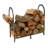 Handcrafted Arch Fireplace Log Rack