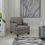 Baxter Fabric Sofa & Chair Set, Grey-122099414