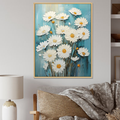 " White Daisy Meadow Elegance V "
