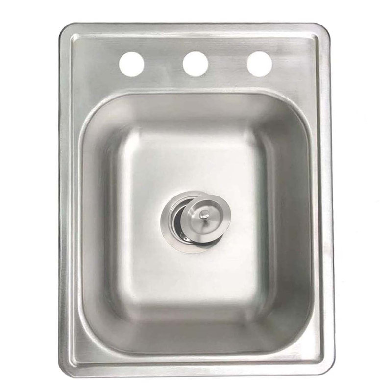 22'' L Single Bowl Stainless Steel Kitchen Sink