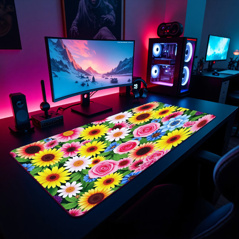 Polyester Desk Pad, 31.5x15.5